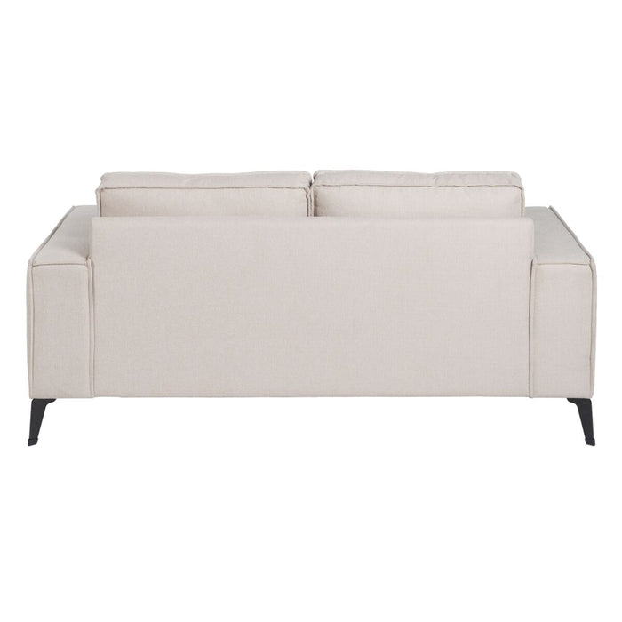 Canapea Negru Crem Nailon Poliester 175 x 86 x 81 cm