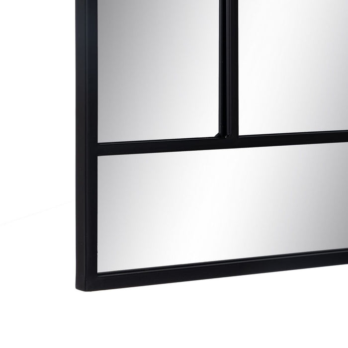 Oglindă de perete Negru Geam Fier Vertical 60 x 2 x 90 cm