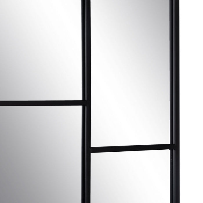 Oglindă de perete Negru Geam Fier Vertical 60 x 2 x 90 cm