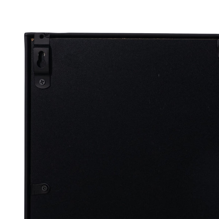 Oglindă de perete Negru Geam Fier Vertical 60 x 2 x 90 cm