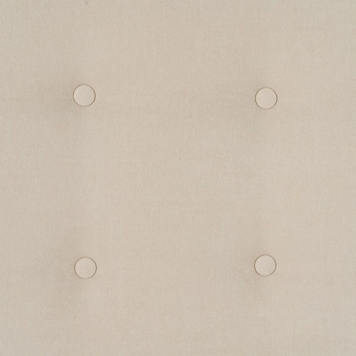 Tăblie de Pat 105 x 8 x 125 cm Țesut Sintetic Crem