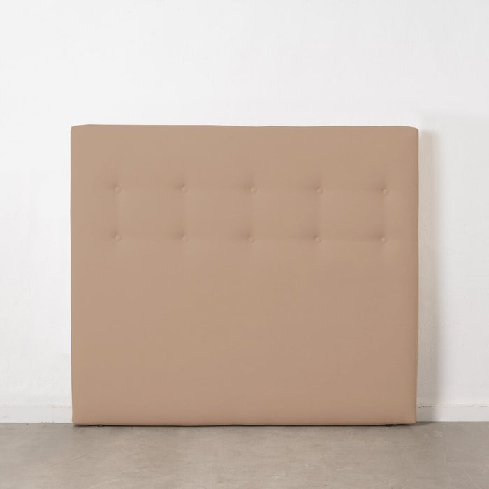 Tăblie de Pat 105 x 8 x 125 cm Țesut Sintetic Bej