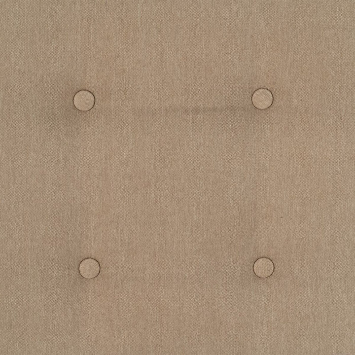 Tăblie de Pat 105 x 8 x 125 cm Țesut Sintetic Bej