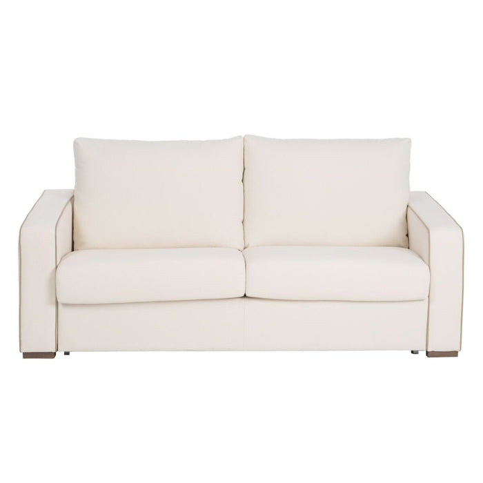 Canapea 195 x 95 x 88 cm Țesut Sintetic Crem