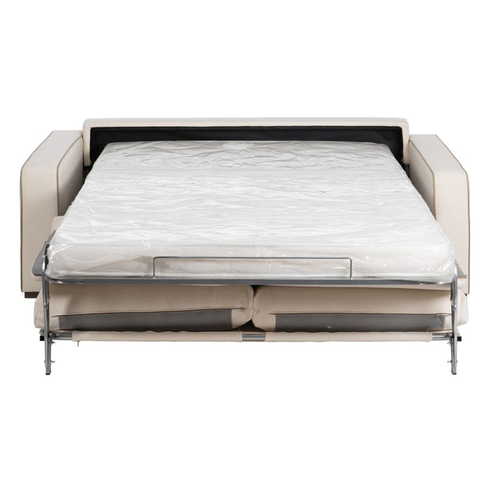 Canapea 195 x 95 x 88 cm Țesut Sintetic Crem