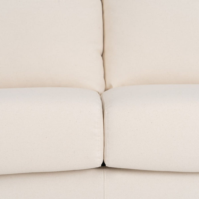 Canapea 195 x 95 x 88 cm Țesut Sintetic Crem