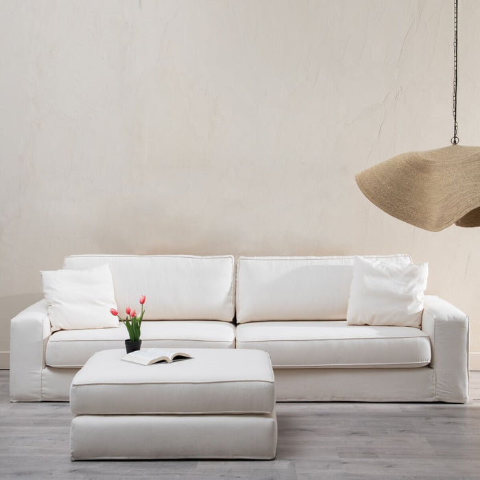 Puff Crem 100 x 80 x 44 cm