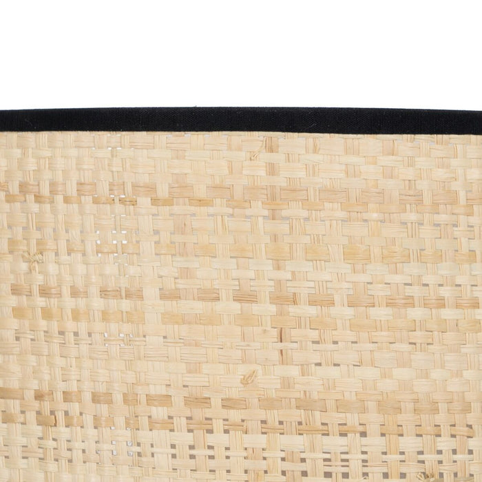 Lampă de masă Negru Bej Rafie Fier Plastic 220-240 V 25 x 25 x 65 cm