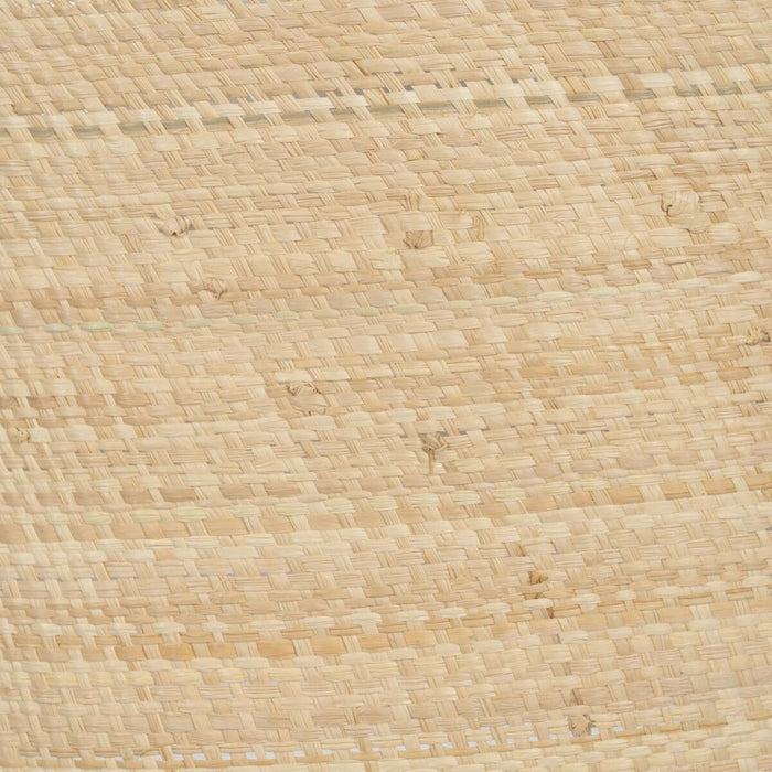 Lustră Negru Natural Rafie Fier Plastic 220-240 V 35 x 35 x 24 cm