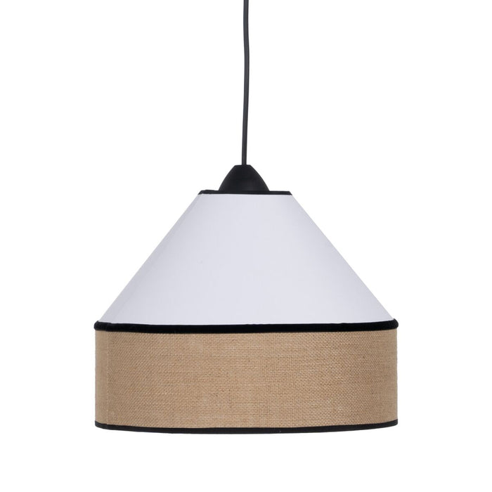 Lustră Alb Negru Natural Fier Plastic 220-240 V 30 x 30 x 25 cm