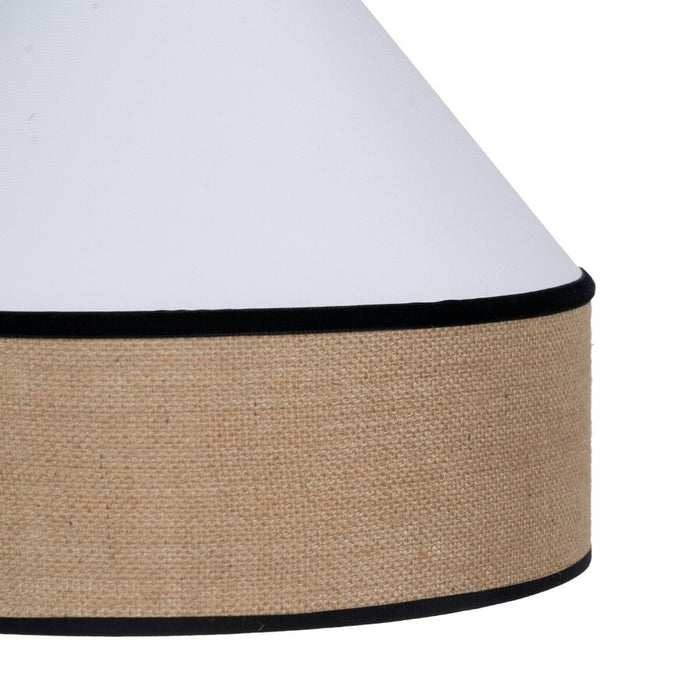 Lustră Alb Negru Natural Fier Plastic 220-240 V 30 x 30 x 25 cm