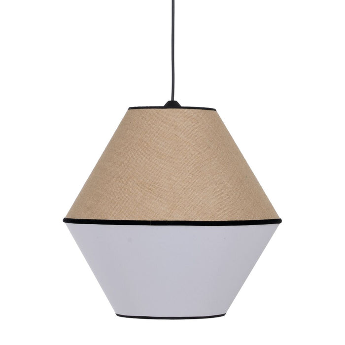 Lustră Alb Negru Natural Fier Plastic 220-240 V 32 x 16 x 26 cm