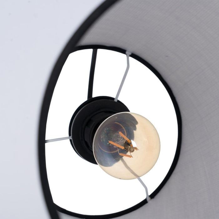 Lustră Alb Negru Natural Fier Plastic 220-240 V 32 x 16 x 26 cm