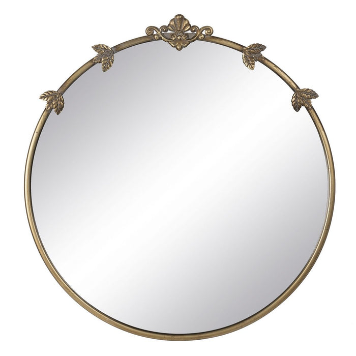 Oglindă de perete Auriu* Geam Fier 60,5 x 3,5 x 64 cm