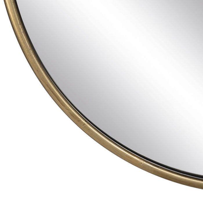 Oglindă de perete Auriu* Geam Fier 60,5 x 3,5 x 64 cm