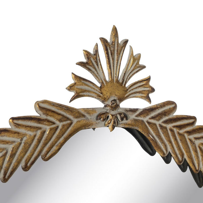 Oglindă de perete Auriu* Geam Fier 63 x 3,5 x 70 cm