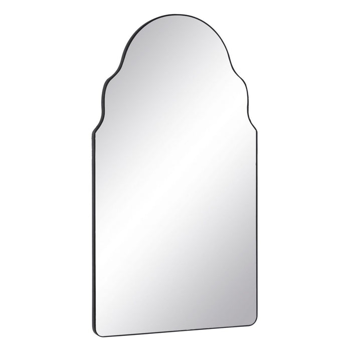 Oglindă de perete Negru Geam Fier 59,5 x 2 x 103,5 cm