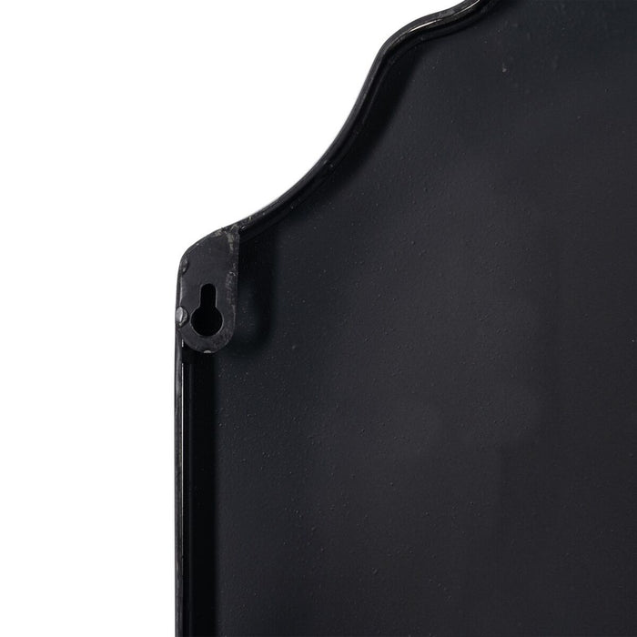 Oglindă de perete Negru Geam Fier 57,5 x 2 x 118 cm