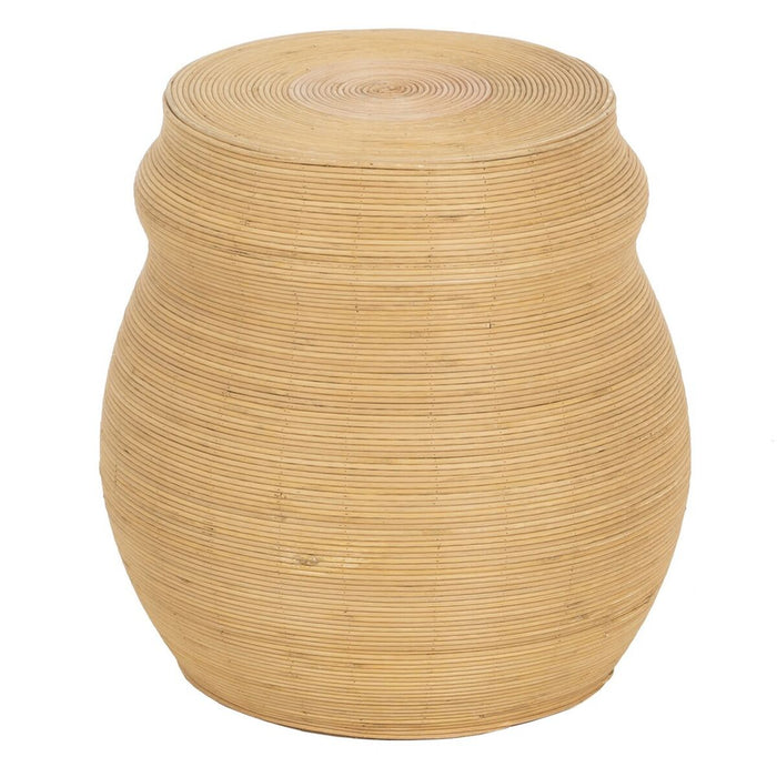 Masa laterală Bej Bambus 38 x 38 x 39,5 cm
