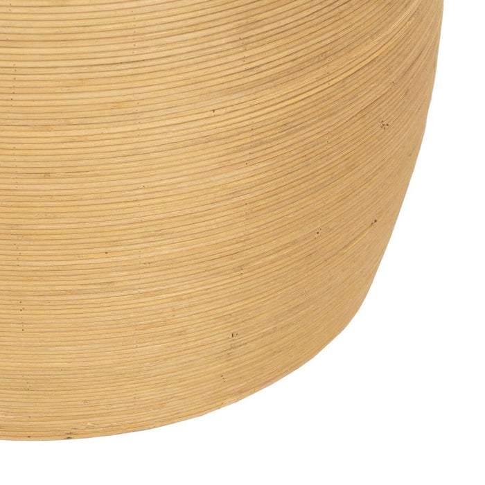 Masa laterală Bej Bambus 49,5 x 49,5 x 37,5 cm
