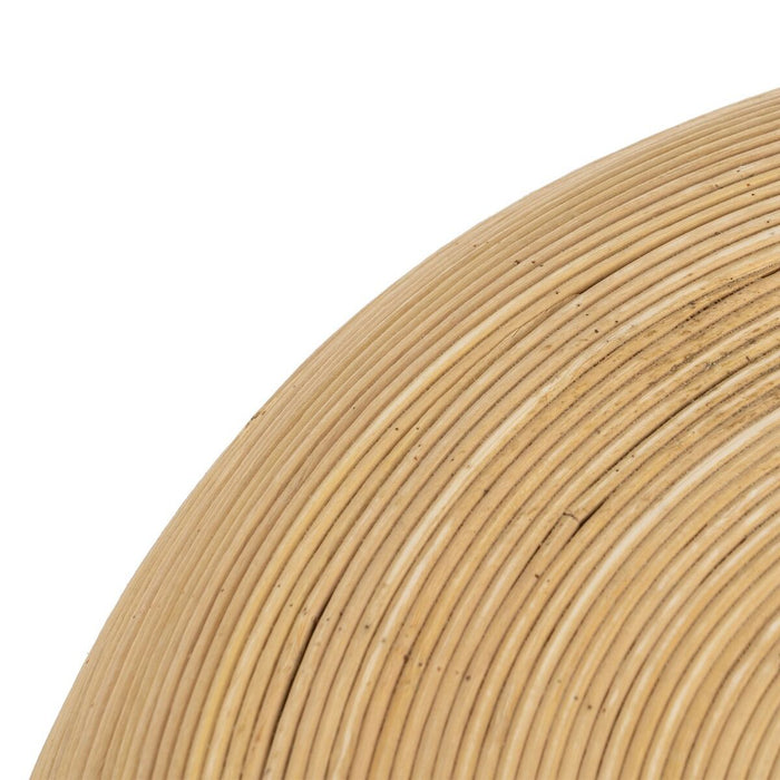 Masa laterală Bej Bambus 49,5 x 49,5 x 37,5 cm