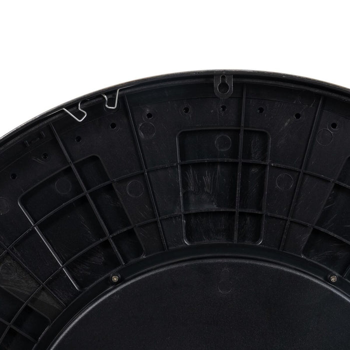 Ceas de Perete Gri Geam Fier 69,5 x 9 x 69,5 cm (3 Unități)