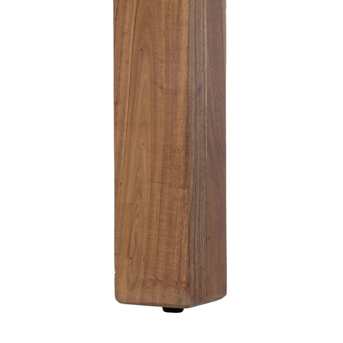 Masă de Sufragerie LENNOX Natural Fier Lemn de salcâm 180 x 90 x 76 cm