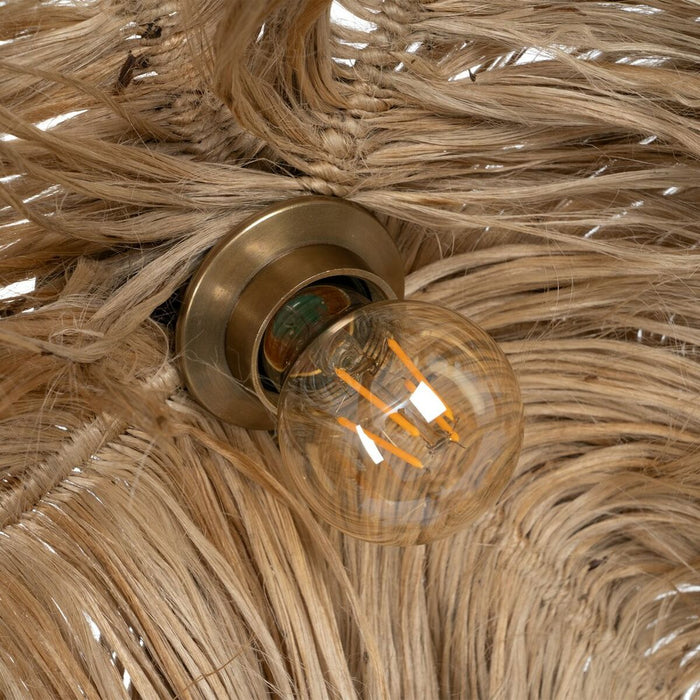 Lustră Auriu* Natural Fier 220-240 V 70 x 70 x 15 cm