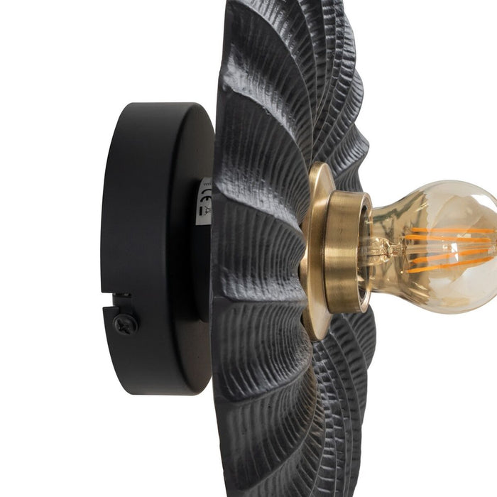 Lampă de perete Negru Aluminiu Fier A 220-240 V 27 x 9 x 27 cm