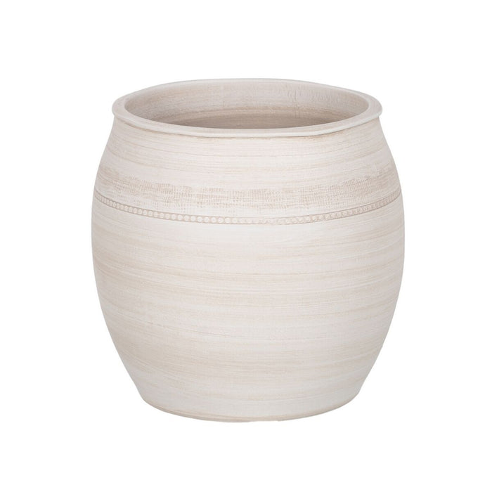 Ghiveci Crem Ceramică 35 x 35 x 30 cm