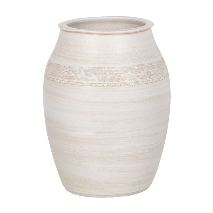 Ghiveci Crem Ceramică 30 x 30 x 40 cm
