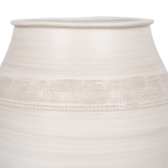 Ghiveci Crem Ceramică 30 x 30 x 40 cm
