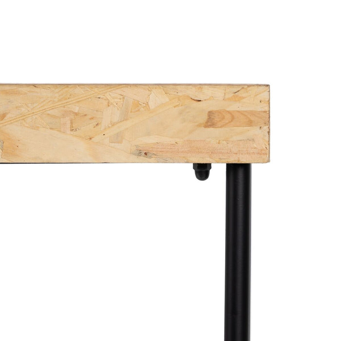 Consolă Negru Natural Lemn Fier Lemn MDF 98 x 32 x 80,5 cm