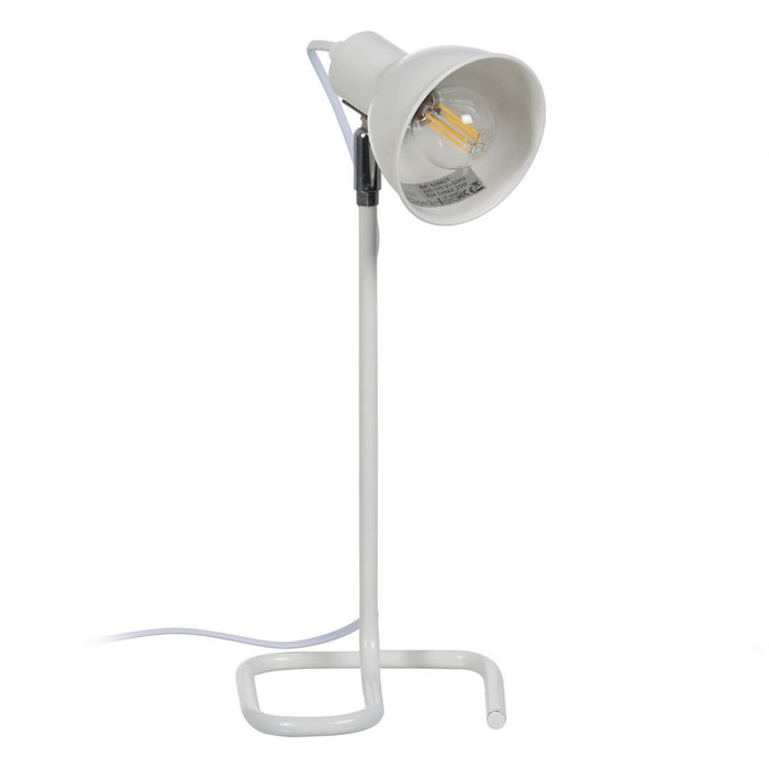 Lampă de masă Alb Fier 25 W 220-240 V 15 x 14,5 x 36,5 cm