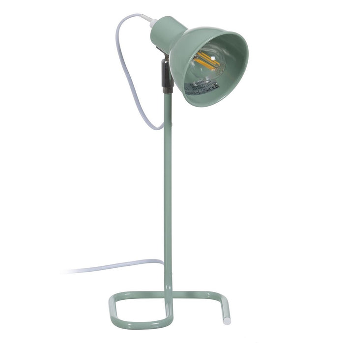 Lampă de masă Verde deschis Fier 25 W 220-240 V 15 x 14,5 x 36,5 cm