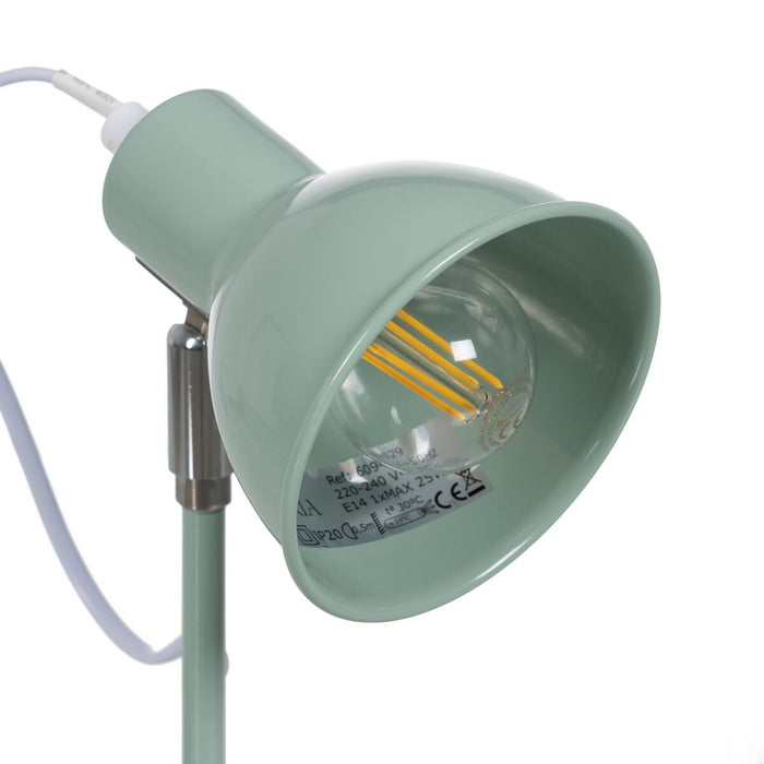 Lampă de masă Verde deschis Fier 25 W 220-240 V 15 x 14,5 x 36,5 cm