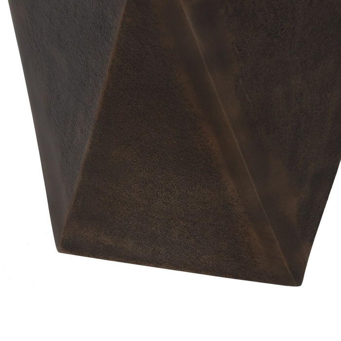 Măsuță Laterală Bronz Aluminiu 30 x 30 x 43,5 cm