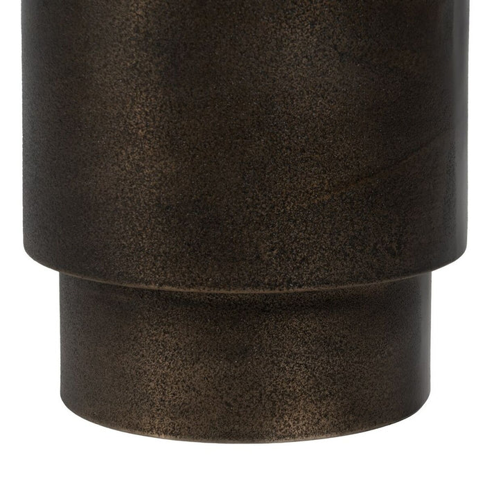 Măsuță Laterală Bronz Aluminiu 30 x 30 x 43 cm