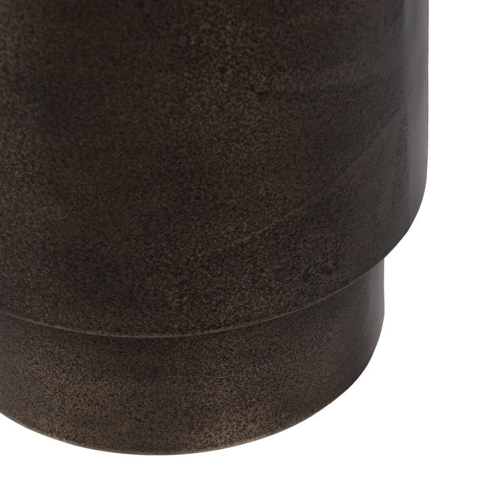 Măsuță Laterală Bronz Aluminiu 30 x 30 x 43 cm