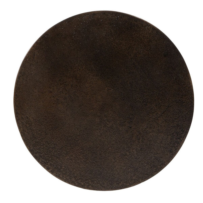 Măsuță Laterală Bronz Aluminiu 30 x 30 x 43 cm