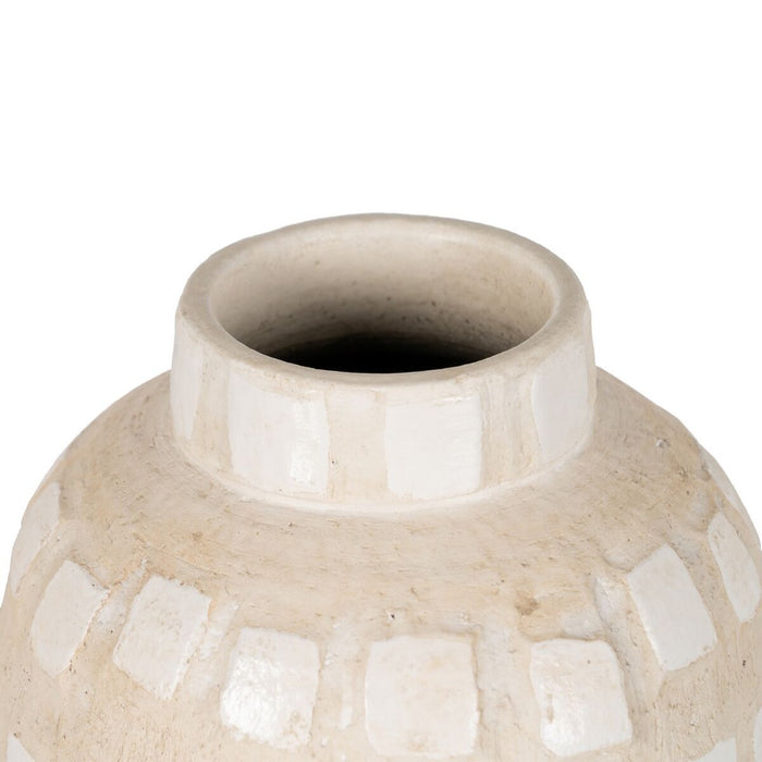 Vază Alb Ceramică 15 x 15 x 20 cm
