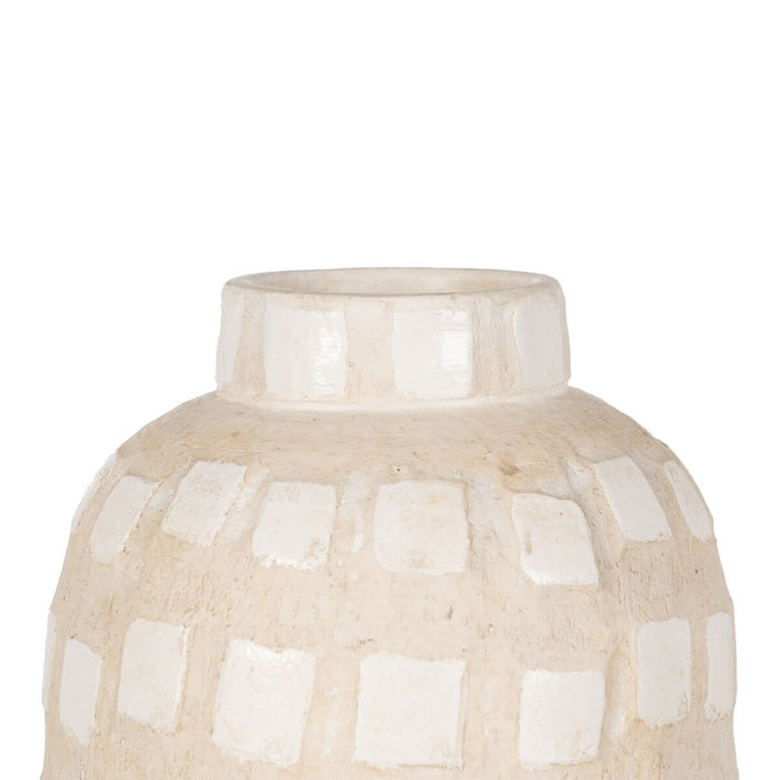 Vază Alb Ceramică 15 x 15 x 20 cm