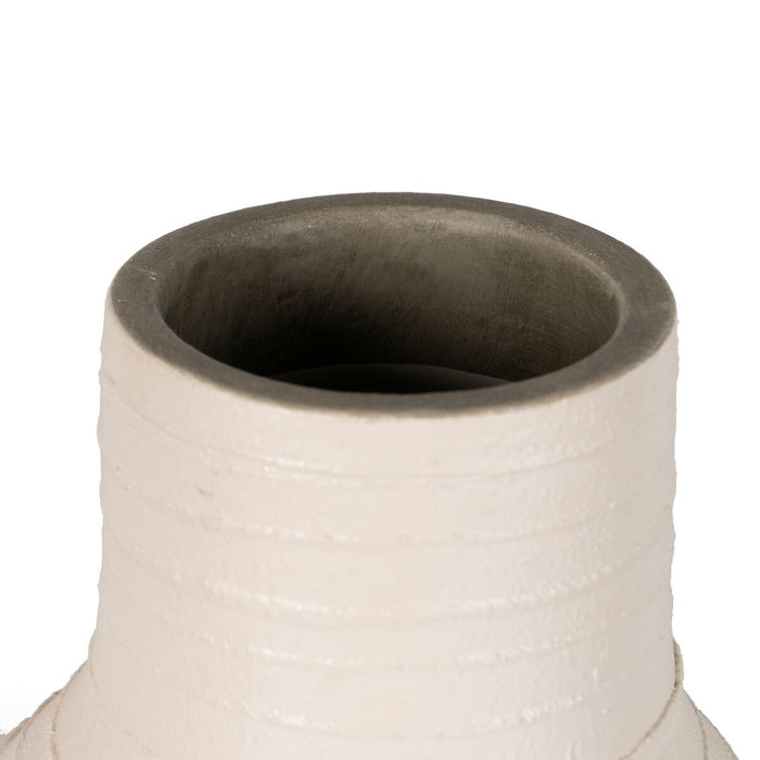 Vază Alb Ceramică 17 x 17 x 30 cm