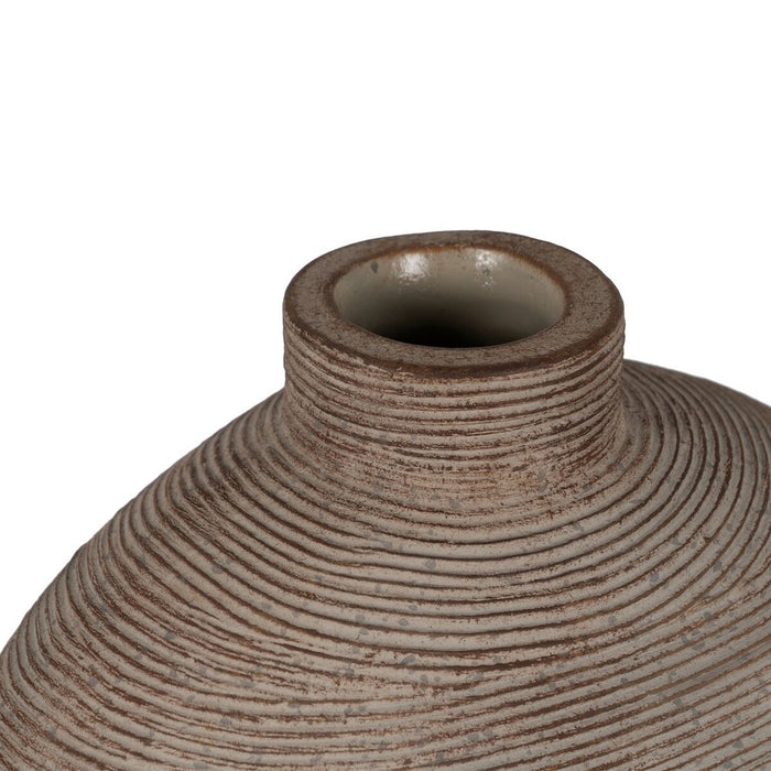 Vază Gri Ceramică 24 x 12 x 30 cm