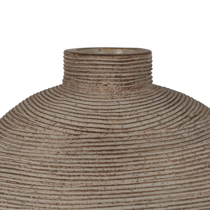 Vază Gri Ceramică 24 x 12 x 30 cm