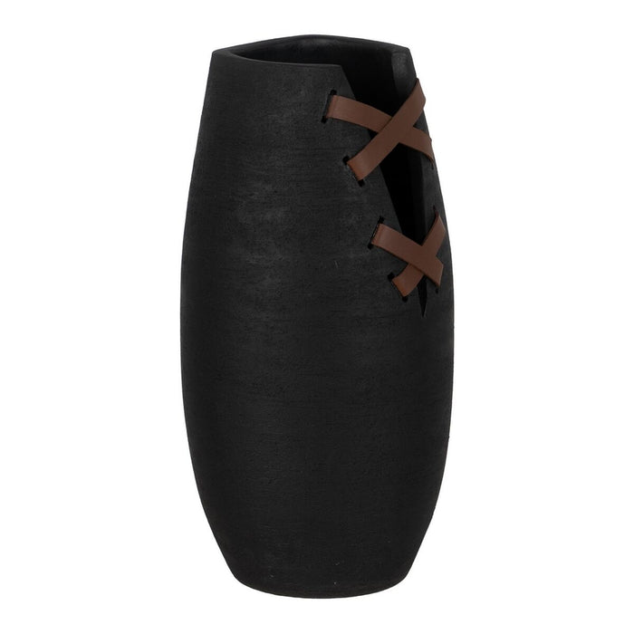 Vază Negru Ceramică 20 x 20 x 41 cm