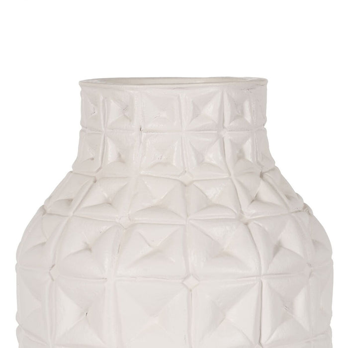 Vază Alb Ceramică 22 x 22 x 28 cm
