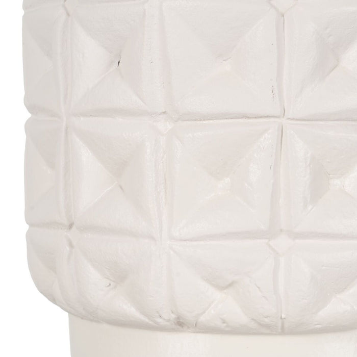 Vază Alb Ceramică 22 x 22 x 28 cm