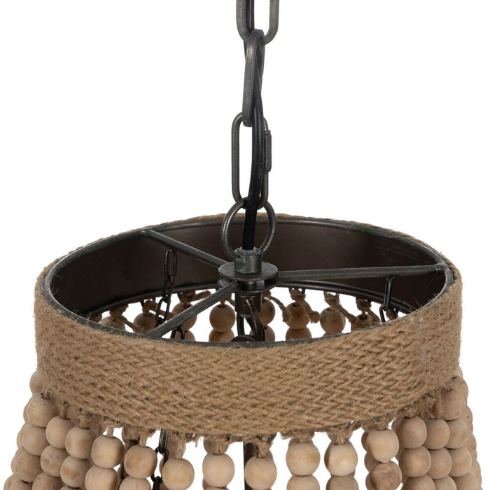 Lustră Natural Metal dubové dřevo 220-240 V 60 x 60 x 80 cm