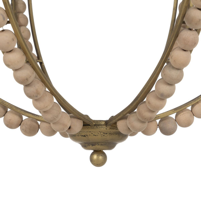 Lustră Natural Metal dubové dřevo 220-240 V 54 x 54 x 54 cm